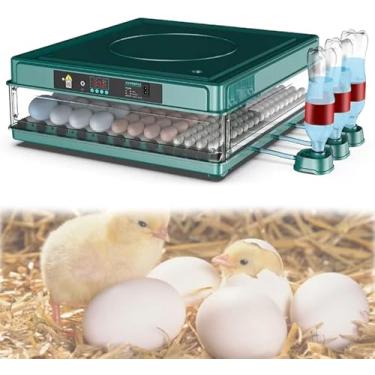 Imagem de Incubadora De Ovos Led Tela Digital Incubadora De Incubadora De Aves Para Ovos Controle De Temperatura Inteligente De Giro Automático