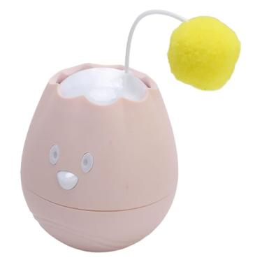 Imagem de Luocute Brinquedos de Gato, Bola de Brinquedo de Gato Interativa Touch de Bola Ativada para Gatos Internos Tumbler Automático Rolling Ball Self Play Kitten Tease Bola de Brinquedo (PINK)