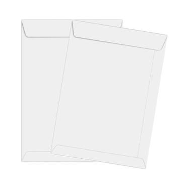 Imagem de Kit com 100 Envelopes Branco Ofício 240x340 OF34 - Scrity