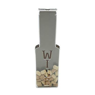 Imagem de QUADRO PORTA ROLHA WINE EM ACRILÍCO CRISTAL 15,5X4,5X55CM