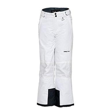 Imagem de Calça infantil de neve Arctix com joelhos e assento reforçados, branca, grande Husky