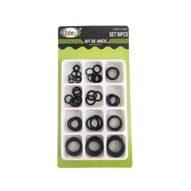 Imagem de Kit Anel De Vedação Oring Arruela De Borracha Com 50 Anéis