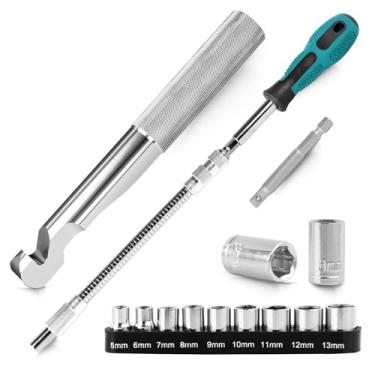 Imagem de Xislet Kit de ferramentas de remoção de troca de correia compatível com Polaris RZR 900 S 1000 XP vem com conjunto de ferramentas separadas de tampa de embreagem, pacote combo