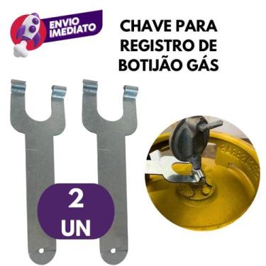 Imagem de Kit Chave Para Registro De Gás Cozinha Facilitadora Apertar E Soltar B