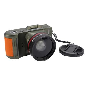 Imagem de Dpofirs Câmera Digital 4K para Fotografia, 64MP HD Video Camering Auto Focus Com Zoom de 18x, Câmera Retro Anti Shake Portátil Com Tela de 3 Polegadas para Viagem (Verde)