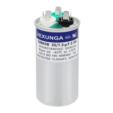 Imagem de Capacitor AC VEXUNGA CBB65 35+7,5uF 370V/440V