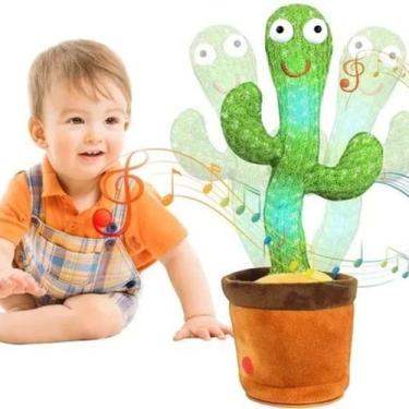 Imagem de Brinquedo Musical Cacto Dançante Infantil Presente Natal Envio Relampa