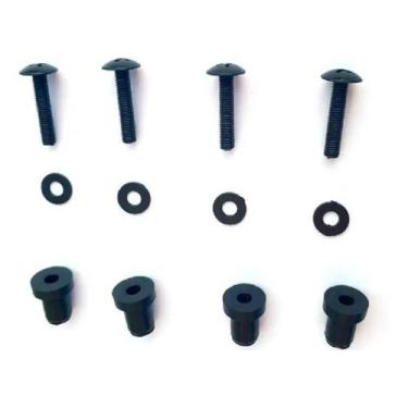 Imagem de Parafusos Philips Plástico C/ 4 Buchas p/ fixar Bolha Xmax 250 - MGA