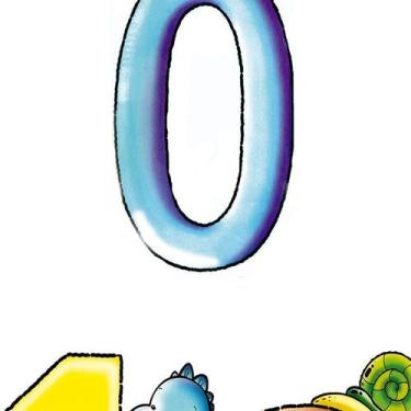 Imagem de Papel de Parede Adesivo Infantil Números - 060 - Multimpressão