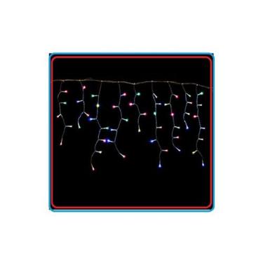 Imagem de Pisca Pisca Cascata Decorativa 100 Lâmpadas Led Colorida 1,9 MT - 220V