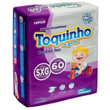 Imagem de Fralda Toquinho Confort Sec Hiper (Dia & Noite) Tam SXG - ATACADO BARA