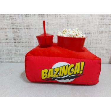 Imagem de Kit cinema - almofada personaliza c/copo + balde de pipoca - THEOVITEX