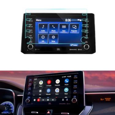 Imagem de LUWU Protetor de tela Toyota Corolla 2025 para LE/XLE/SE/XSE (2019-2022) e Corolla Cross L/LE/XLE (2022-2025) - Acessórios de tela sensível ao toque Ultra HD de vidro temperado de 20 cm