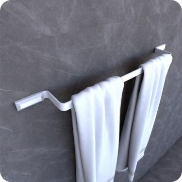 Imagem de Suporte Porta Toalhas De Banho Branco Empire - MetalCromo