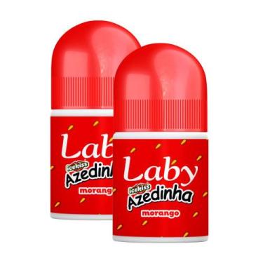 Imagem de Kit 2 Protetor Labial Laby FPS 8 IceKiss Azedinha Morango 3,5g
