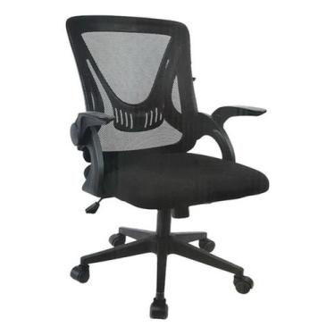 Imagem de Cadeira Escritório Tela Mesh Inclinação Ajustável Até 130Kg - Members 