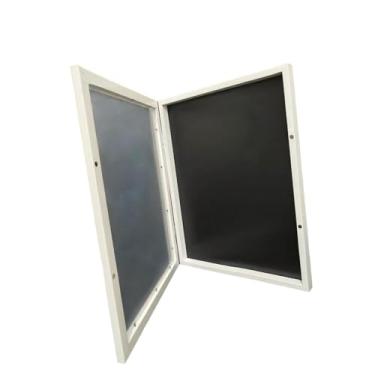 Imagem de KiBcsLic Estojo de proteção para armação de camisa com capa transparente Estojo de proteção para armação de camisa esportiva Caixa de sombra Moldura para, Branco, 13 Polegadas X 13