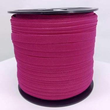 Imagem de 100 metros Elástico Especial Brilho 7mm Neon Pink 7606 100 encadernaçã