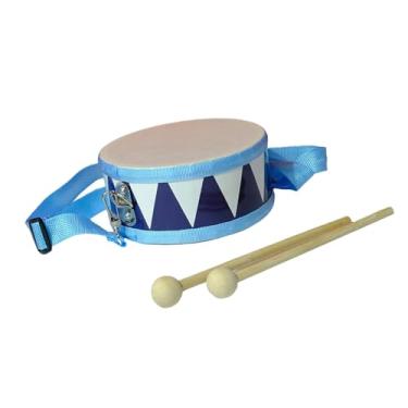 Imagem de Fenteer Caixa de 6 polegadas, brinquedo musical educativo com baquetas, acessórios, instrumento de percussão para crianças, adolescentes e iniciantes, Azul