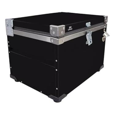 Imagem de Caixa Térmica Cooler Metal 30 Litros Catfer (Preto)