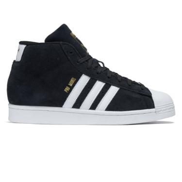 Imagem de Adidas Tênis Pro Model ADV - Core Black/FTWR Branco/Dourado Metálico, Core Black/Ftwr Branco/Dourado Metálico, 42