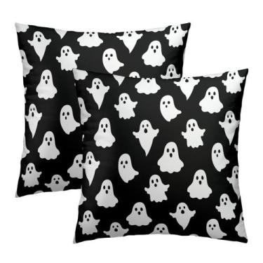 Imagem de Capas de almofada Sweetshow Happy Halloween Ghost 60x60cm