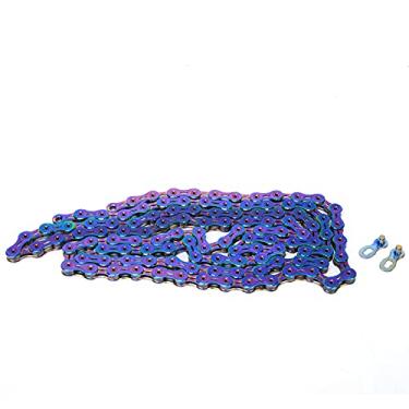 Imagem de Corrente de Bicicleta, Corrente de Mudança, Antiferrugem, Corrente de Bicicleta de Mudança, Reduz o Atrito, Fácil de Instalar (Totalmente oco 11 Velocidade)