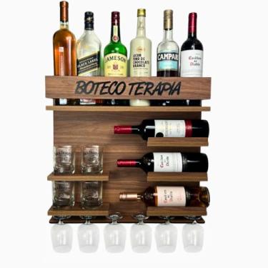 Imagem de Barzinho de Parede Bebidas Adega de Vinho Boteco Terapia IM