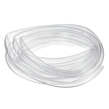 Imagem de YELARXI Mangueira de PVC transparente, tubo de água de plástico flexível, mangueira de vinil leve - adequado para (jardim/piscina/bomba/aquário/tanque de peixes), 0,55" (14 mm) ID e 0,67" (17 mm) OD e