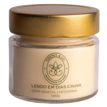 Imagem de Vela Aromática Perfumada Lendo Em Dias De Chuva 140g Essence E Co. - E
