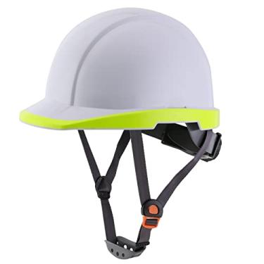 Imagem de Hard Hats Electrician Construction Work Safety Helmet Cap Style ANSI Z89.1 Approved OSHA Hardhat,LOHASPRO Men Electrical Worker Hard Hat with Chin Strap Type I Class C,E&G (P0 White)