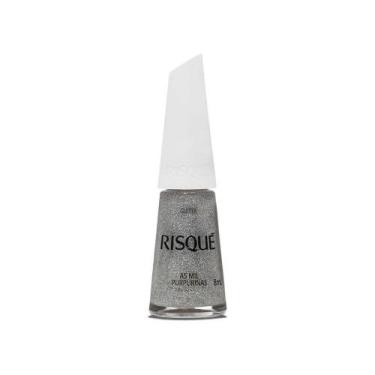 Imagem de Esmalte Risqué Efeitos Glitter As Mil Purpurinas 8ml - Risque