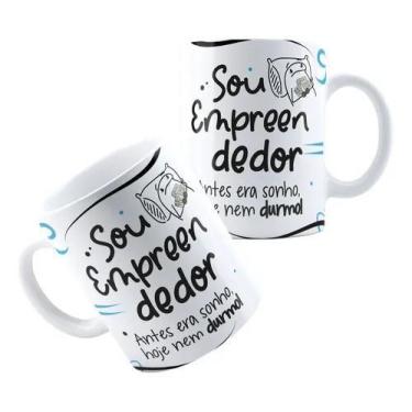 Imagem de Caneca Xícara  Porcelana Cerâmica Personalizada Profissão Empreendedor