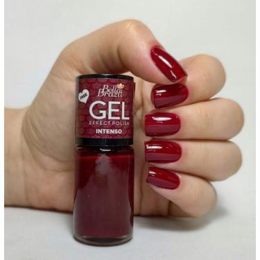 Imagem de Esmalte Efeito Gel Intenso Bella Brazil 9ml  Brilho e Longa Duração