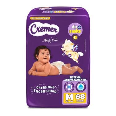 Imagem de Fralda Descartável Cremer Magic Care Hiper M 68 Tiras