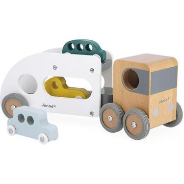 Imagem de Janod Bolid Car Carrier com 3 veículos - Muye Trading