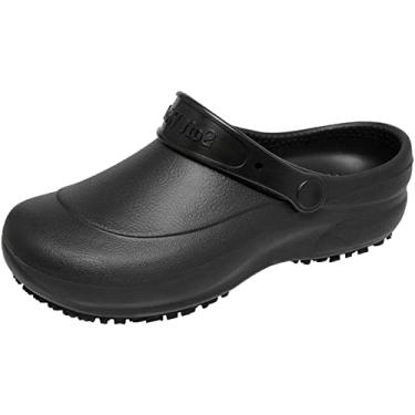 Imagem de Babuche Serviços Gerais Lisa Conforto Segurança EVA Solado Antiderrapante Proteçao Contra Objetos Tamanho:47;Cor:Preto;Gênero:Masculino;Departamento BS:Esporte