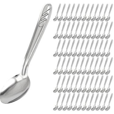 Imagem de Jogo 72 Peças Colher De Sobremesa Talher De Mesa Restaurante - UNIVEND