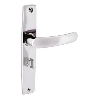 Imagem de Fechadura Porta Banheiro Inox Polido Aliança 2800/41 Premium Espelho R