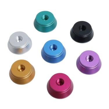 Imagem de Savagrow 7 peças multicoloridas nebulizador expositor de metal suporte de mesa com rosca para carrinho de vidro 510 fios tanque