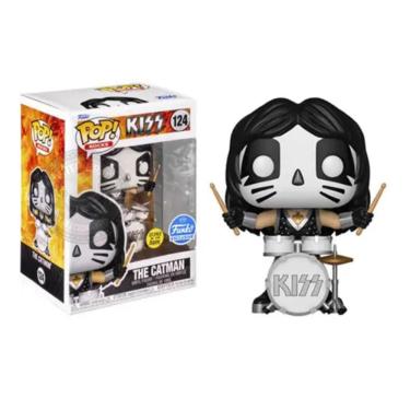 Imagem de Funko Pop Rocks Kiss 124 The Catman Glows Exclusive