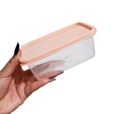 Imagem de Kit Pote 500ml C/ 30 Unidades BPA Free Marmitas Fitness Organizador de Alimentos Freezer Micro-ondas (Papaia)