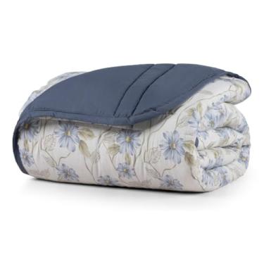 Imagem de Edredom Solteiro Dupla Face Micropercal 200 Fios - Conforto Premium em 1 Peça (MELISSA)