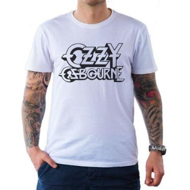 Imagem de Camiseta Ozzy Osbourne Camisa Black Sabbath Banda Rock Metal - King of