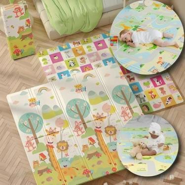 Imagem de Tapete Infantil Grosso 2 Metros x 1.80 Metros Cores Sortidas Dupla Fac