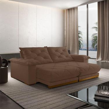 Imagem de Sofá Retrátil Marrocos 2,50m 04 Lugares Molas Ensacadas Txr Cobre