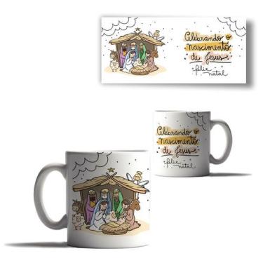 Imagem de Caneca Porcelana Natal Jesus Cristo Motivo Natal Menino 4 - Enjoy Shop