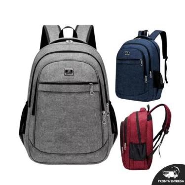 Imagem de Mochila Mala Grande de Viagem Bolsa Unissex em Nylon Reforçado com Est