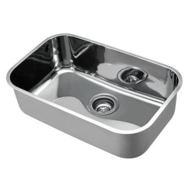Imagem de Cuba de Embutir 56x34x15 Alto Brilho Invicta Docol Aço Inox