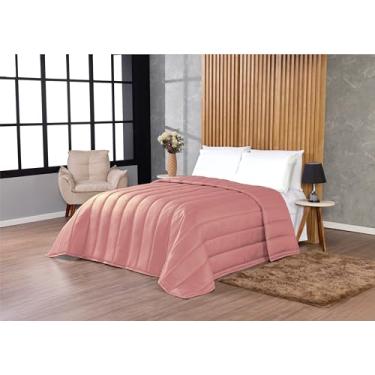 Imagem de Edredom Micropercal 400 Fios Acetinado Toque Super Macio Solteiro, Casal, Queen e King Size (Rosa, Solteiro)